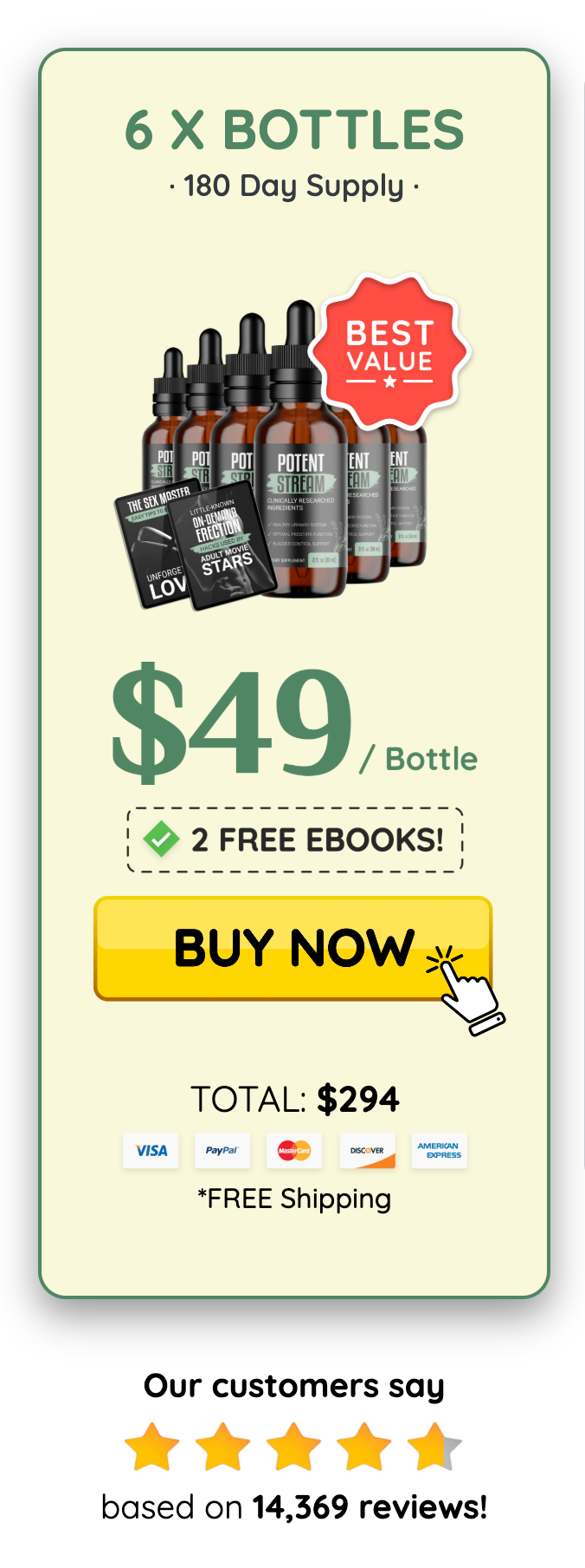 PotentStream Buy 6 Bottles